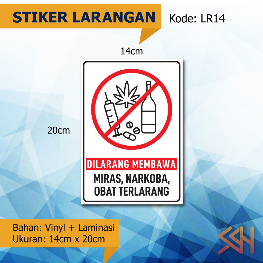 Jual Sticker Stiker Larangan Dilarang Membawa Makanan Minuman Hewan