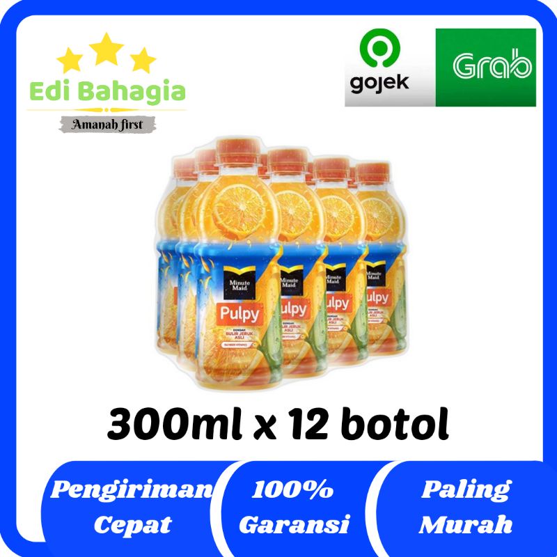 Jual MINUTE MAID PULPY ORANGE 300ML 1 DUS Shopee Indonesia