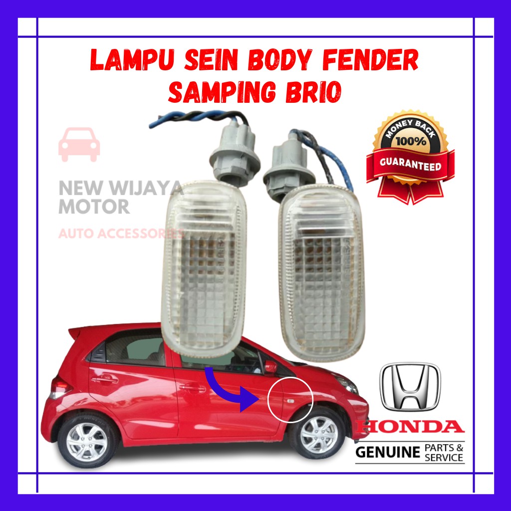 Jual LAMPU SEIN FENDER BODY SAMPING Harga Satuan HONDA BRIO Jazz City