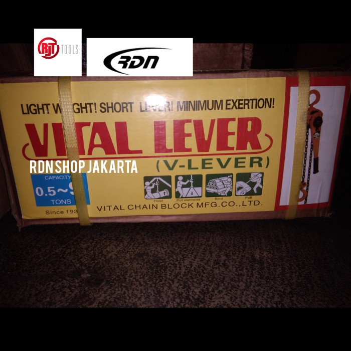 Jual VITAL ALAT ANGKAT BARANG Lever Block 1 Ton X 1 5 M Ll Lever Block