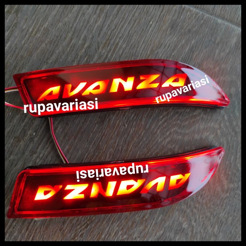 Jual Reflektor Mata Kucing Bumper Bemper Belakang All New Avanza 2012