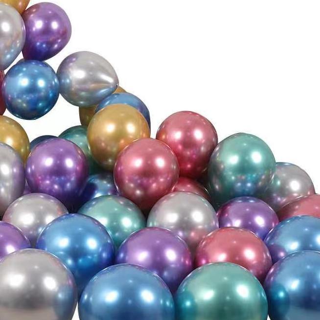 Jual Balon Latex Metalik Chrome Balloon Chrome Inch Per Pack Isi