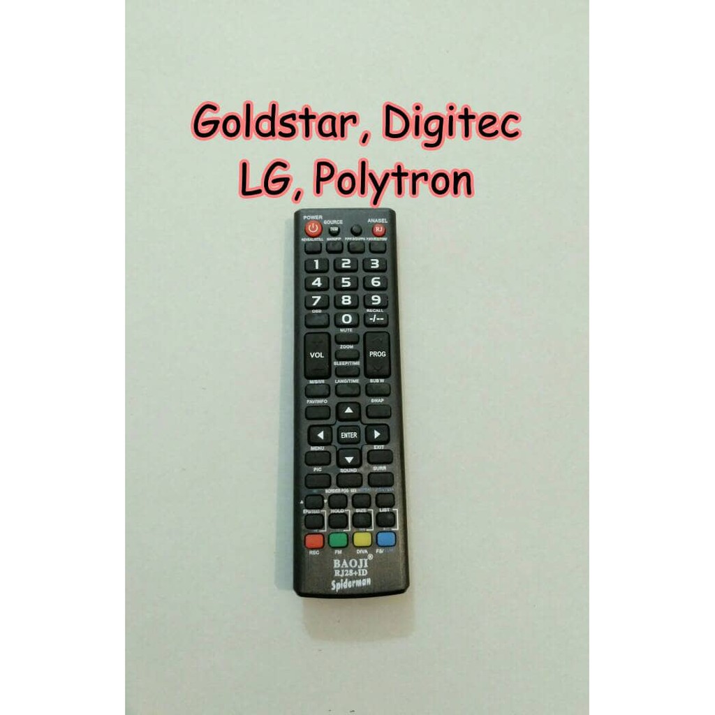 Jual Remote TV LG Polytron Digitec Goldstar Led Lcd Shopee Indonesia