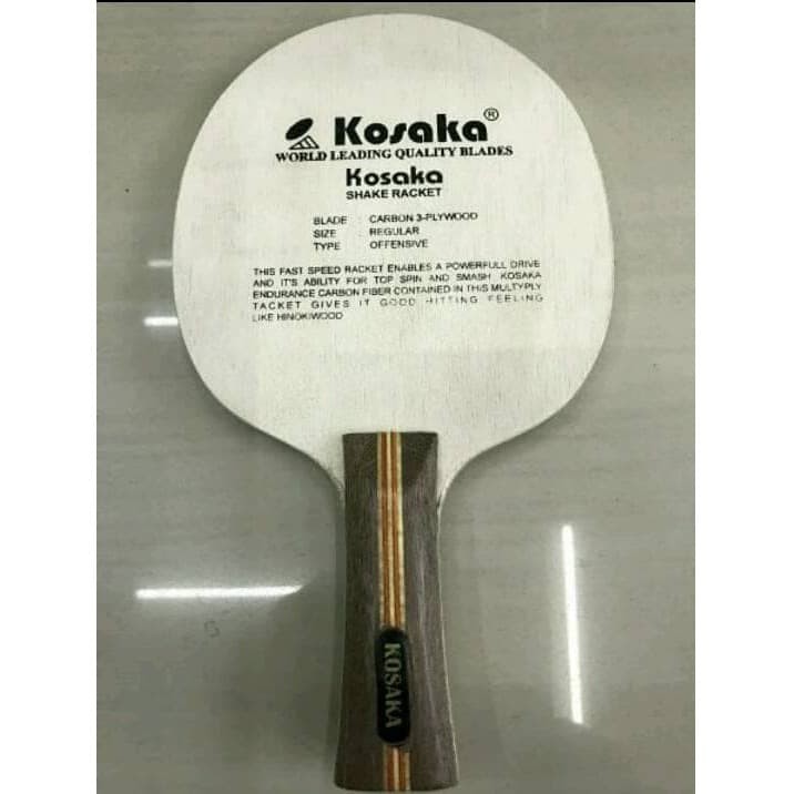 Jual Kayu Blade KOSAKA Carbon Bat Tenis Meja Pingpong Bet Original