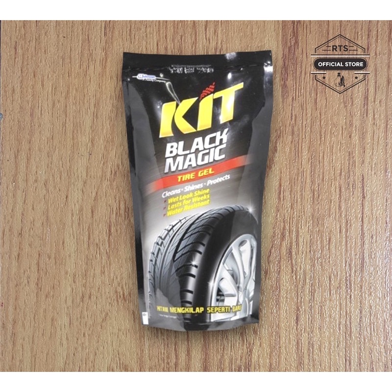 Jual Kit Black Magic Tire Gel 200ml Kit Black Magic Tire Gel Pouch