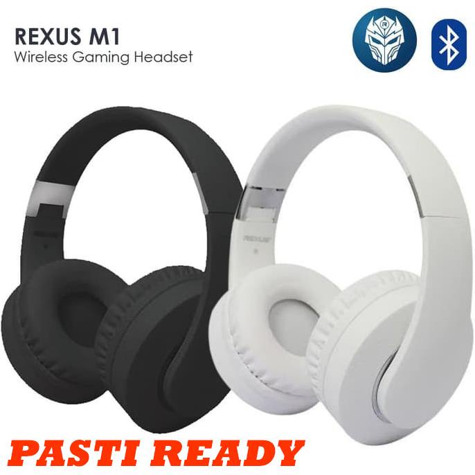 Jual Rexus M1 Wireless Headset Gaming Bluetooth Headphone Microsd Fm