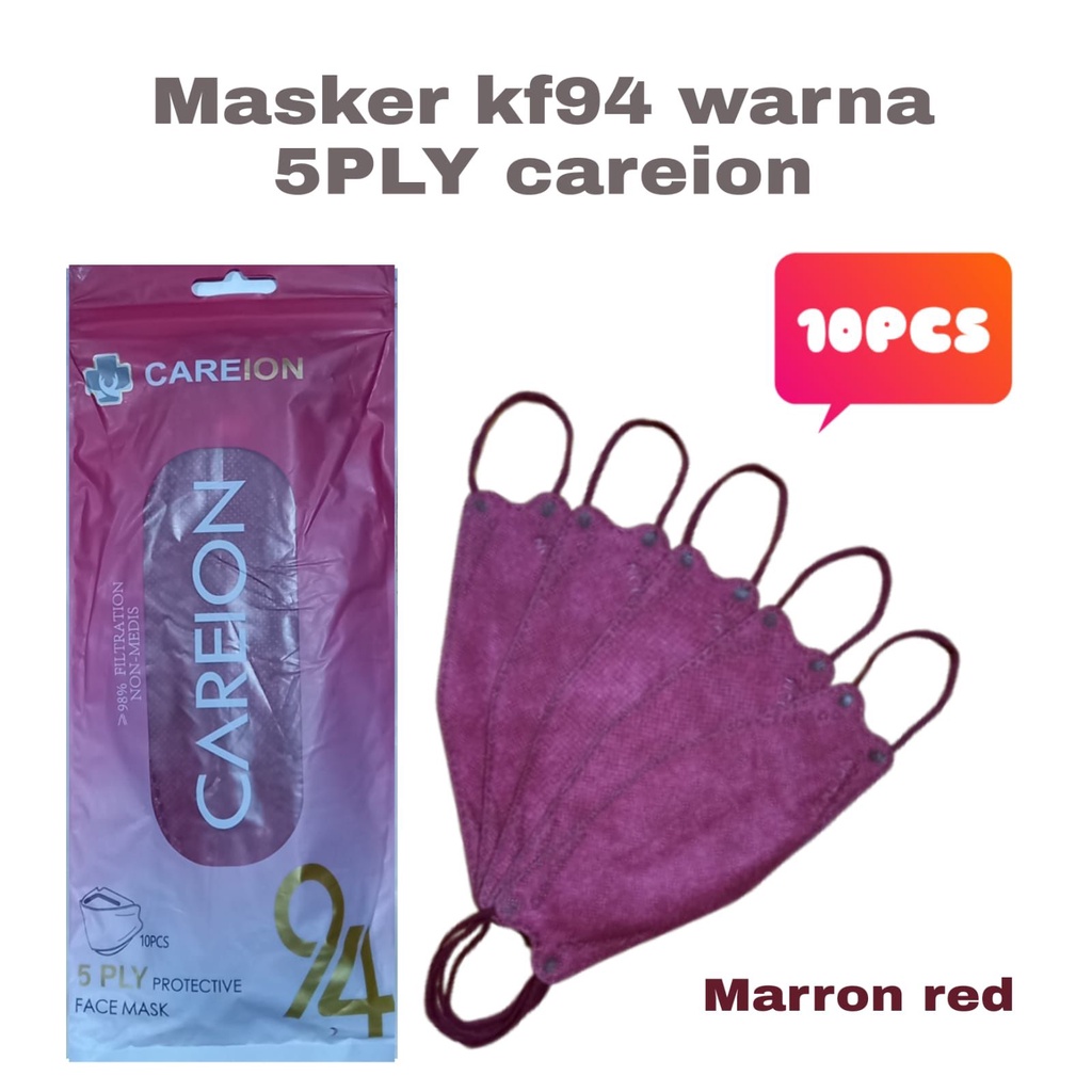 Jual Masker Kf Ply Careion Warna Isi Pc Masker Korea Kf Careion