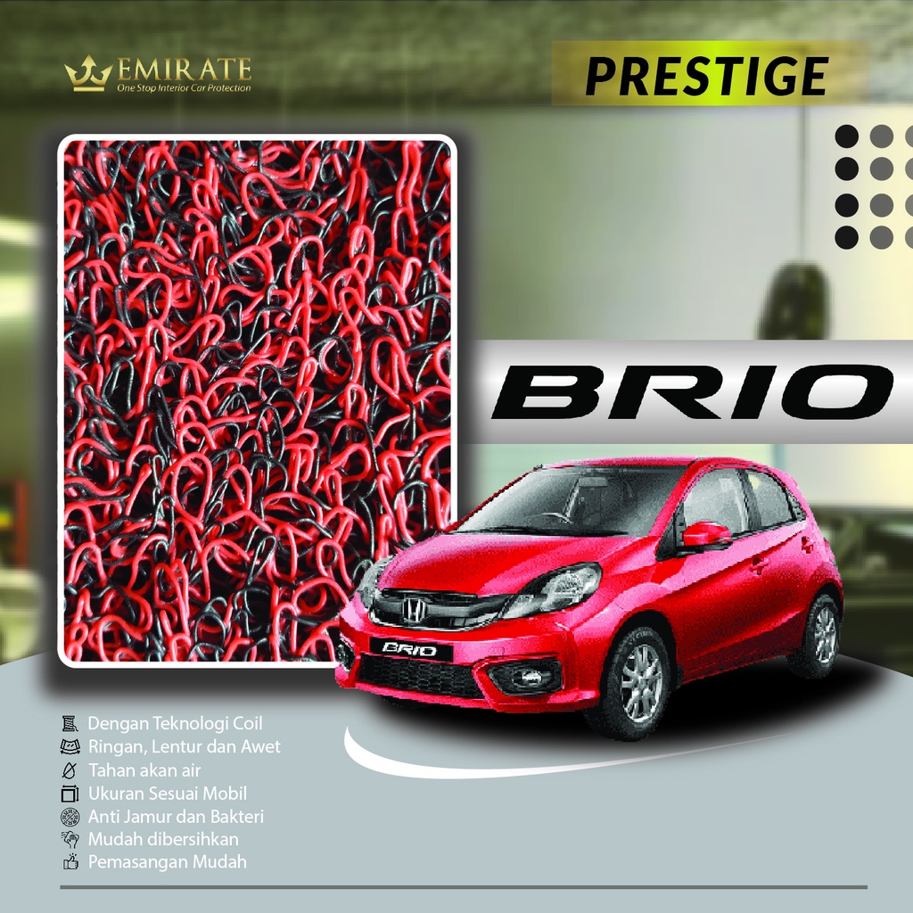 Jual Karpet Mobil Mie Premium PVC Coil Honda Brio Full Bagasi Prestige