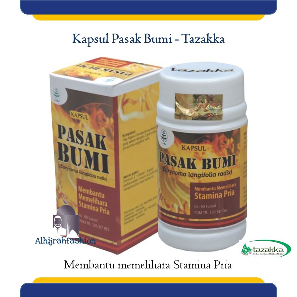 Jual Promo Kapsul Pasak Bumi Tazakka Obat Herbal Penambah Stamina