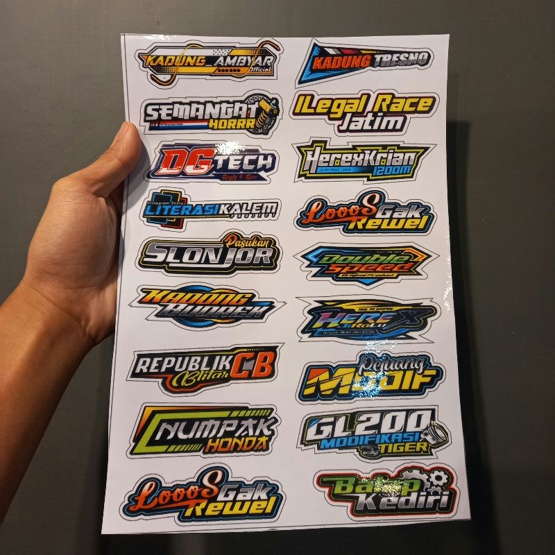 Jual Stiker Herex Racing Anti Air Shopee Indonesia