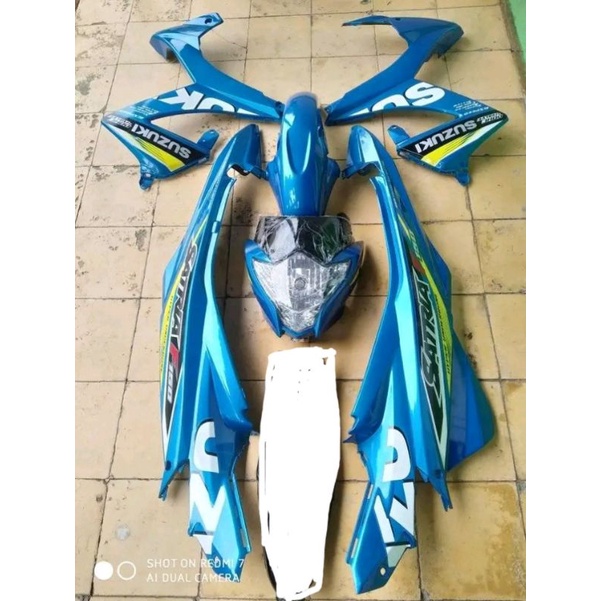 Jual Paket Cover Body Bodi Full Set Tanpa Legcil Plus Striping SUZUKI