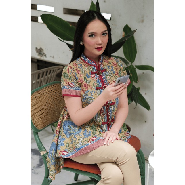 Jual Nona Rara Amanda N T Baju Batik Kasual Modern Shopee