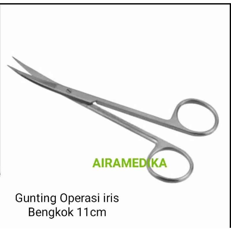 Jual Gunting Iris Bengkok Tajam Tajam Cm Gunting Mata Bengkok