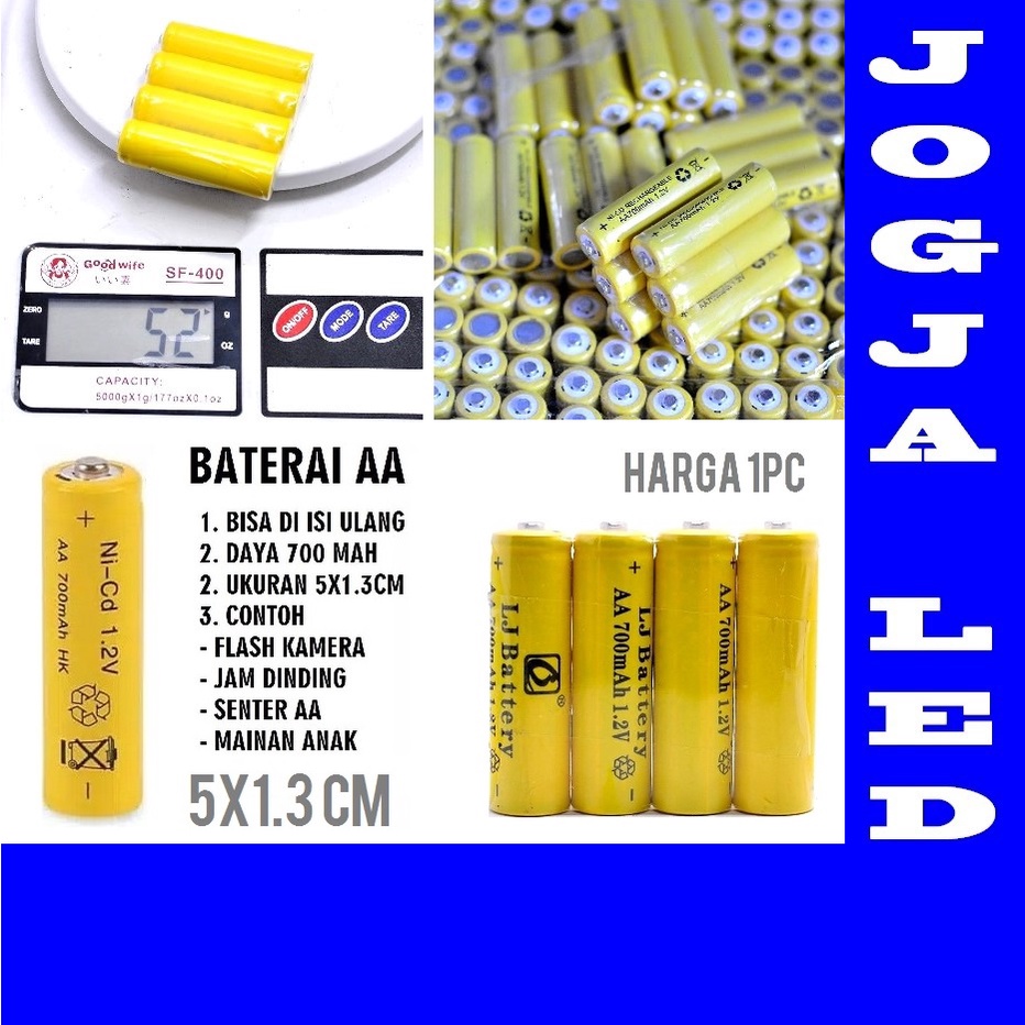 Jual Rak E Baterai Charger Aa Mah Kuning Batre Isi Ulang