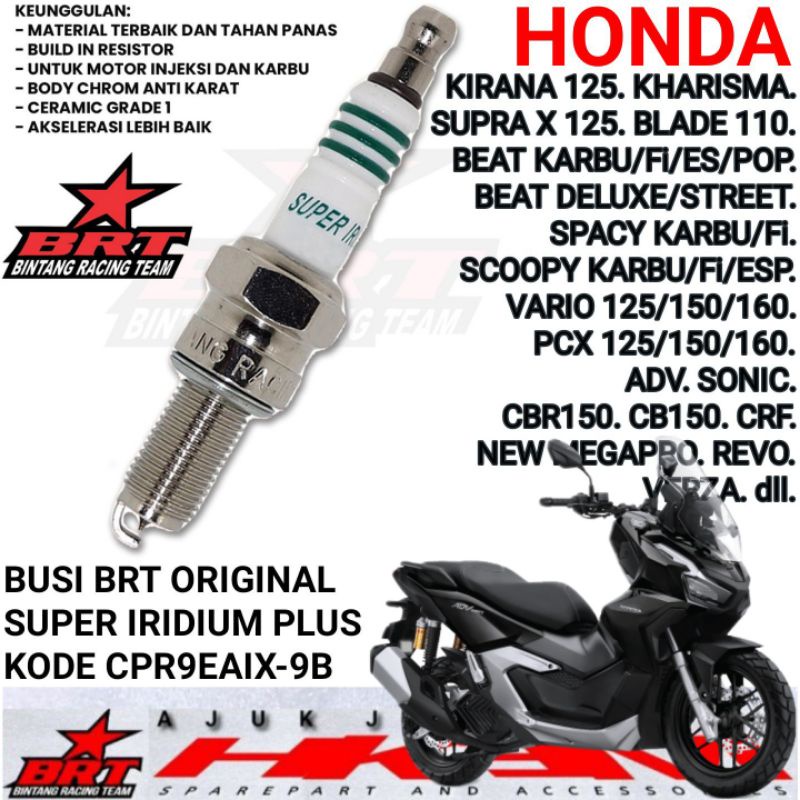 Jual Busi Brt Super Iridium Plus Honda Adv Cpr Eaix B Busi Pcx