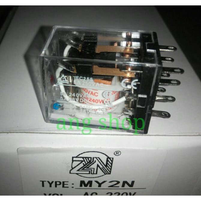 Jual Relay MY2N Relai 220VAC 8 PIN 220V AC 5A 100 Berkualitas