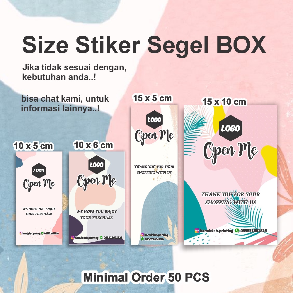 Jual Stiker Segel Box Part Shopee Indonesia