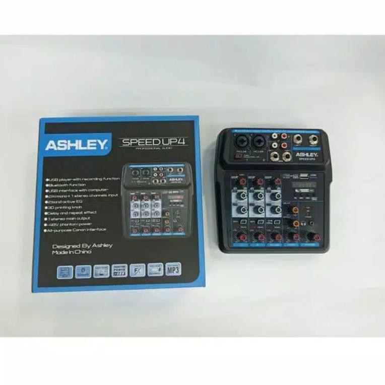 Jual Mixer Audio Ashley Speed 4 BISA Bluetooth Dan Recording KODE