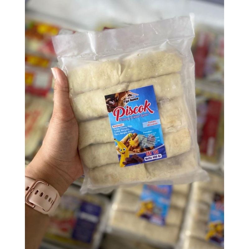 Jual PISCOK LUMER PISANG COKLAT Isi 10 Shopee Indonesia