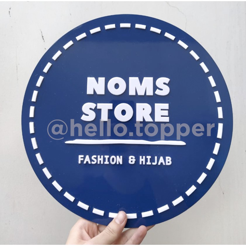 Jual Custom Logo Acrylic Logo Signage Akrilik Logo Huruf Timbul