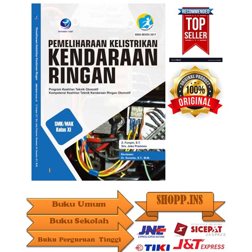 Jual Buku Smk Pemeliharaan Kelistrikan Kendaraan Ringan XI K13 Revisi