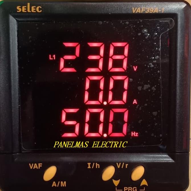 Jual DIGITAL LCD PANEL METER 3 PHASE LED METER SELEC VAF39A 1 Shopee