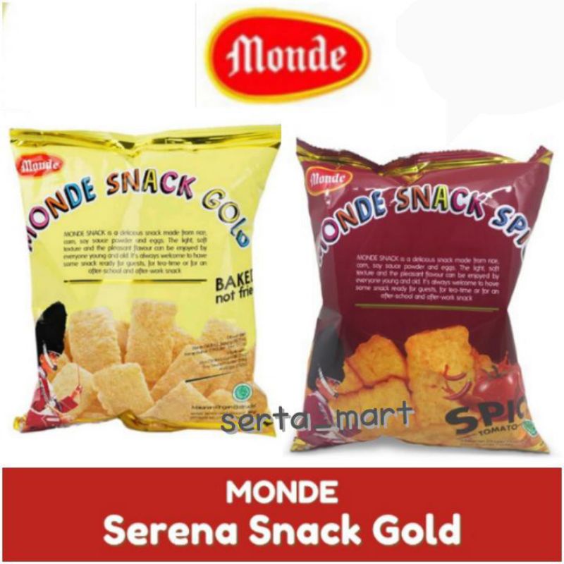 Jual Monde Serena Snack Gold Original Spicy Tomato 60gr Shopee