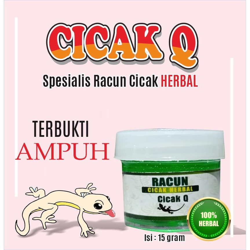 Jual Racun Cicak Cicak Q Sekali Jilat Cicak Tewas Shopee