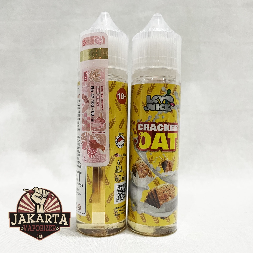 Jual 6MG LCV CRACKER OATS 60ML 6MG BY KING BREWERY LCV E LIQUID VAPOR