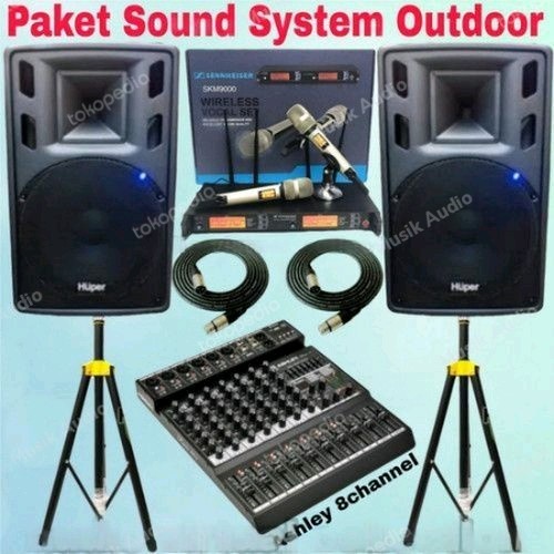 Jual Paket Sound System Outdoor Cafe Rapat HUPER 15inch 15 HA400 ASHLEY