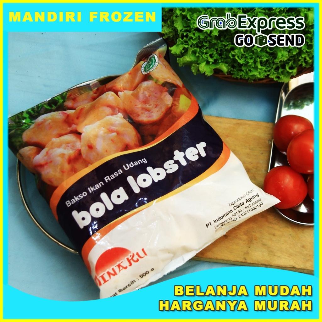 Jual MINAKU Bola Lobster 500gr Makanan Beku Olahan Shopee Indonesia