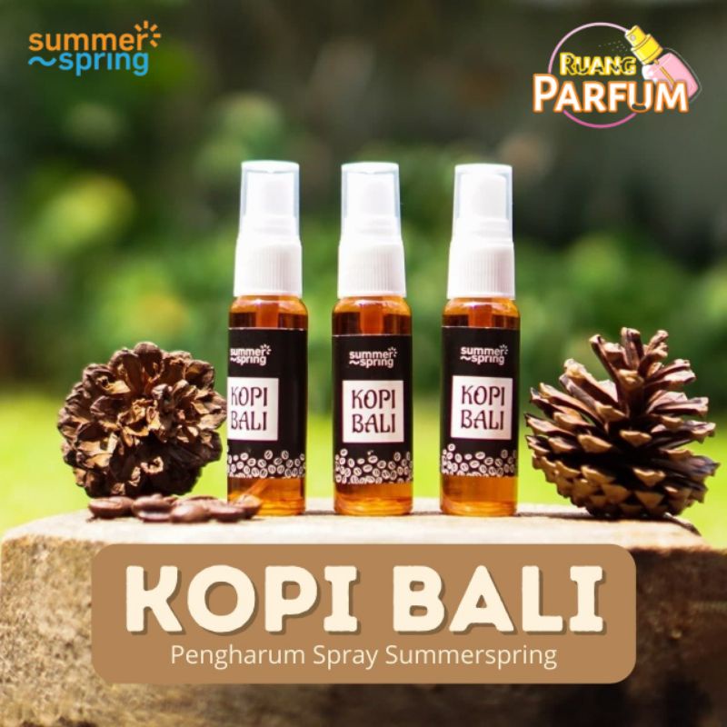 Jual Summerspring Pengharum Kopi Bali Spray Pengharum Mobil Ruangan