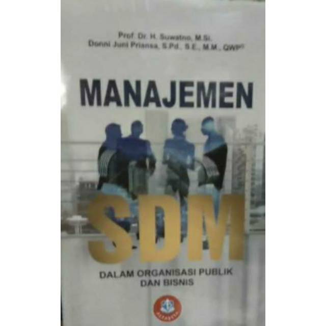 Jual Manajemen SDM Dalam Organisasi Publik Dan Bisnis Prof Dr