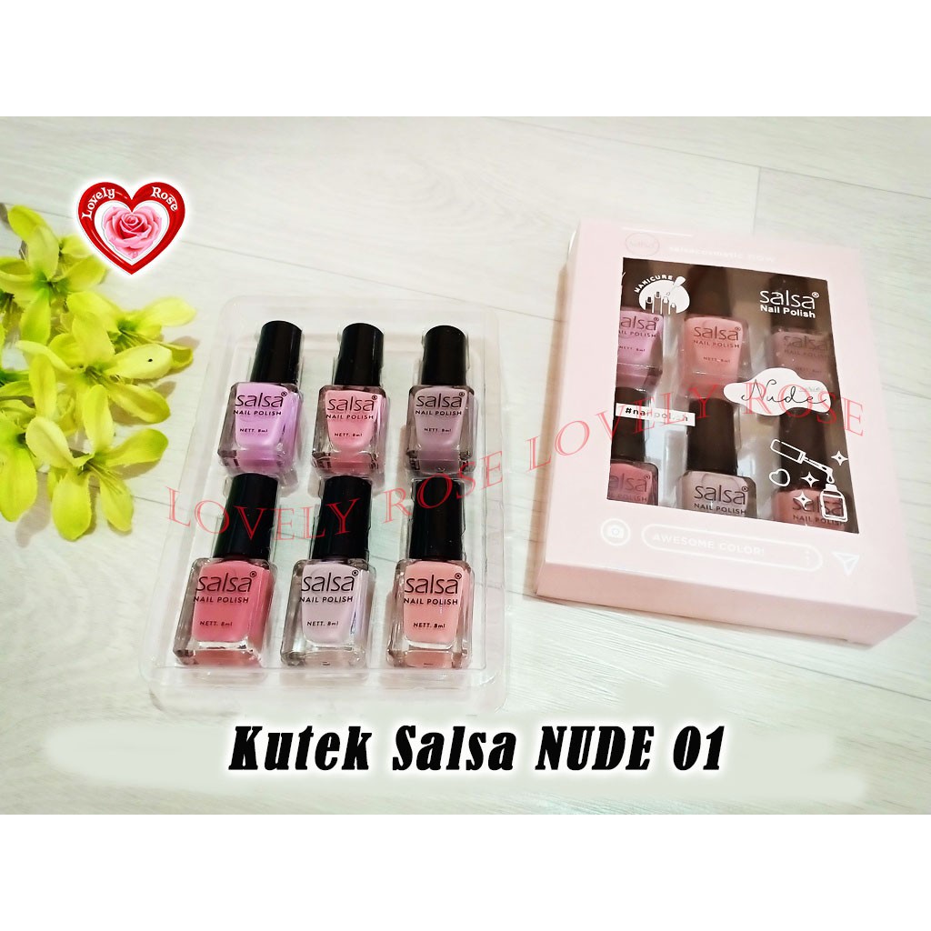 Jual KUTEK SALSA NUDE 01 HARGA PER PACK Shopee Indonesia