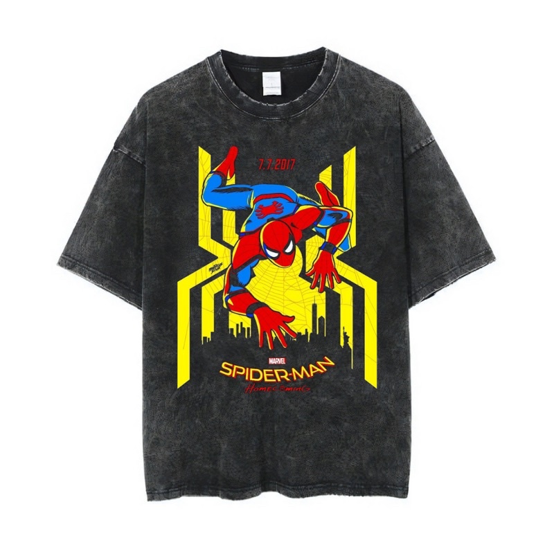 Jual Psycho Crucify Spiderman Homecoming Oversized T Shirt Stone