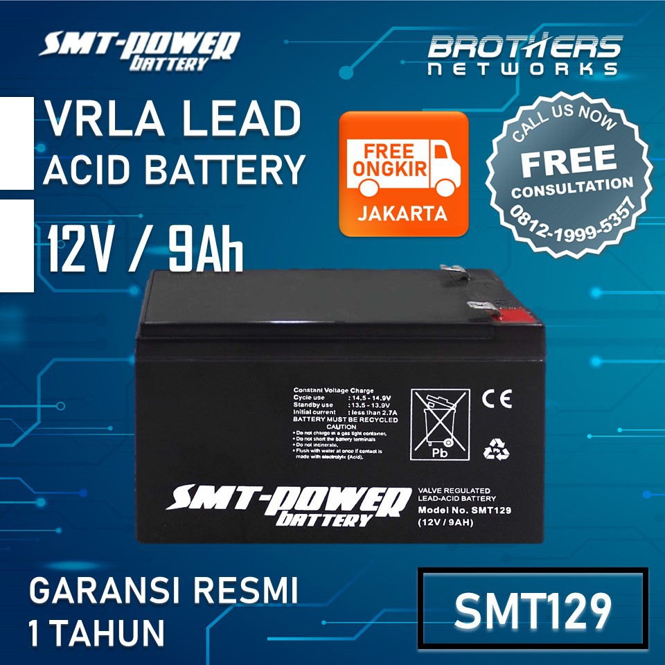 Jual Battery Ups Ica Apc Liebert Aki Kering Baterai Vrla Smt V