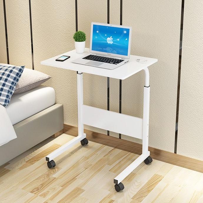 Jual Meja Laptop Kasur Samping Tempat Tidur Roda Portable Stand