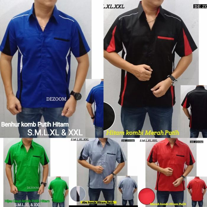 Jual Uniform Kemeja Seragam Promosi Polos Bahan Drill Kerja Lapangan