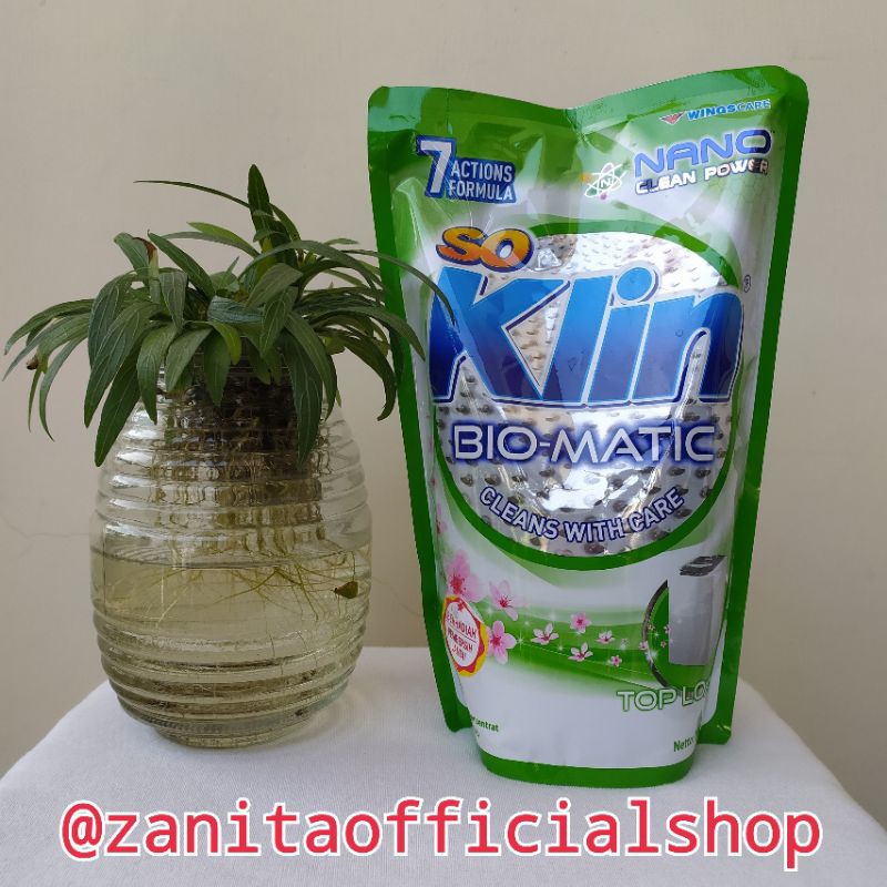 Jual So Klin Bio Matic Liquid Detergent Cair Ml Shopee Indonesia