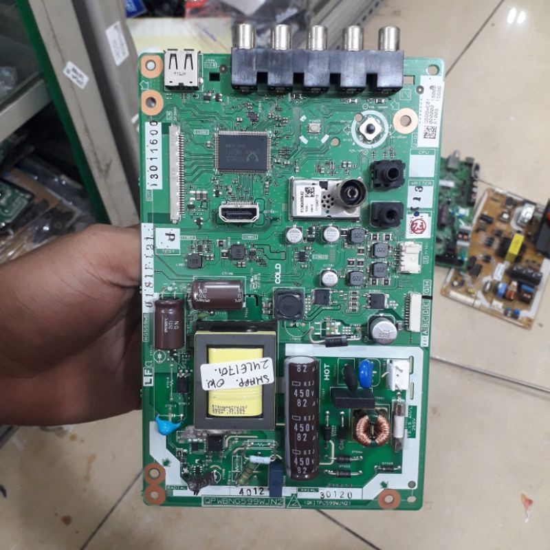 Jual Mainboard Tv Led Sharp Lc Le I Shopee Indonesia