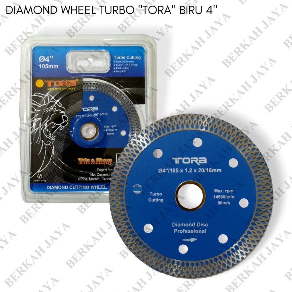 Jual TORA Diamond Wheel Turbo Mata Potong Keramik Granite Beton Turbo