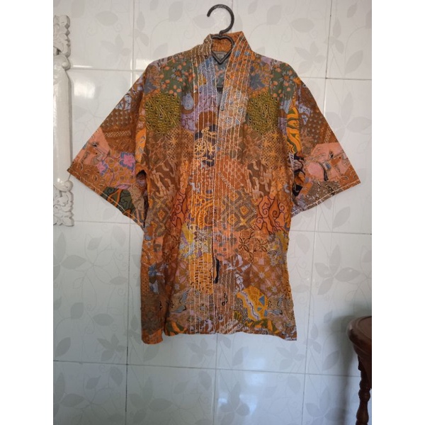 Jual Batik Kerja Model Kimono Preloved Shopee Indonesia