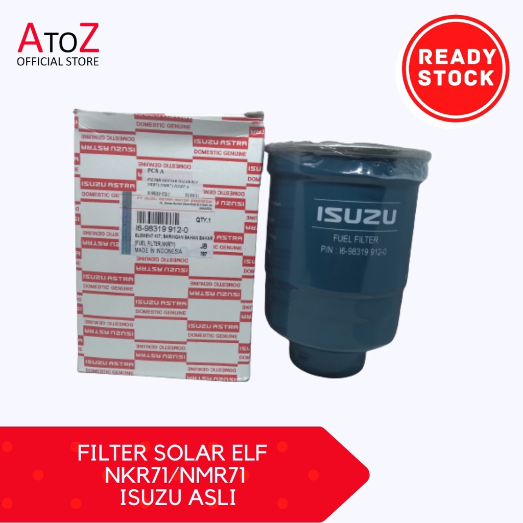 Jual FILTER SOLAR ELF NKR71 NMR71 ISUZU ASLI FILTER MINYAK SOLAR