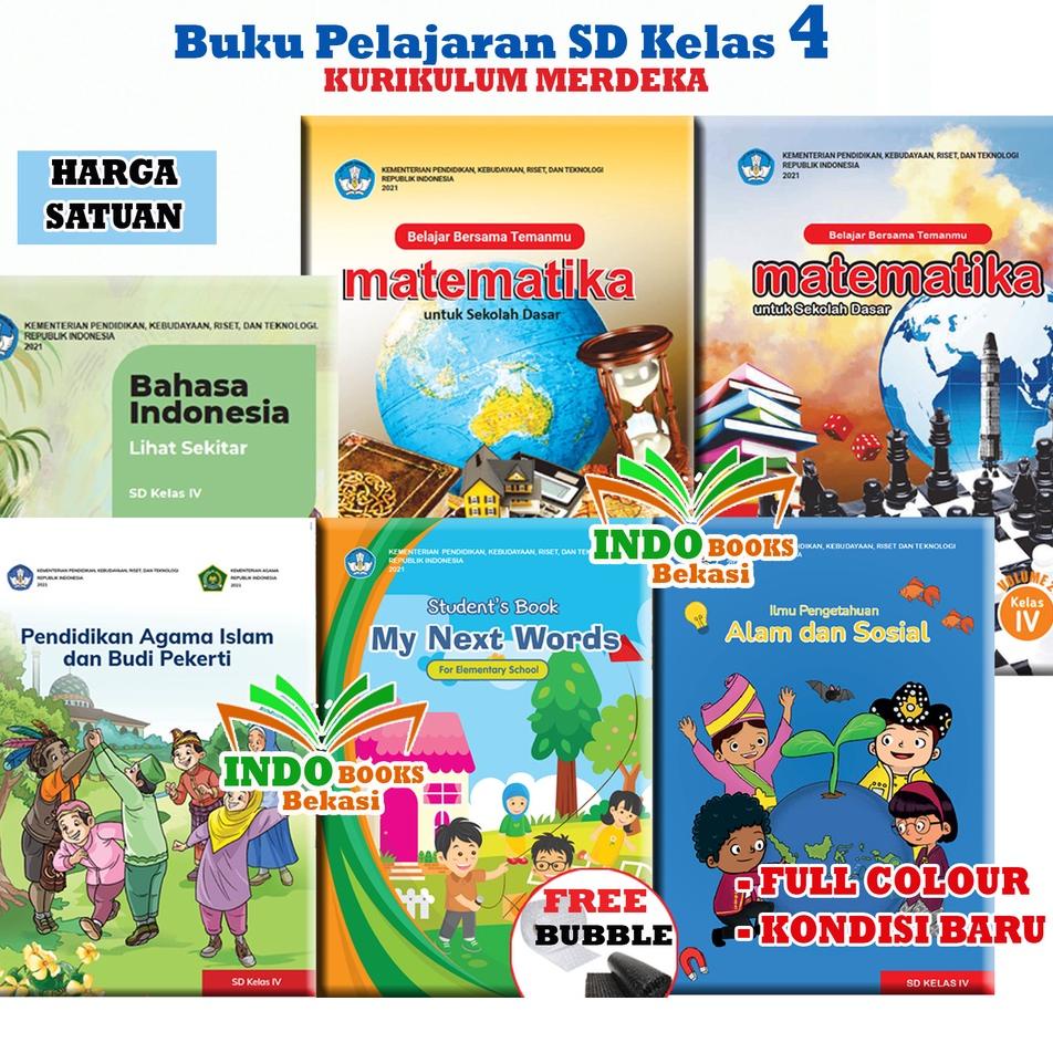 Jual IdG1s6R Buku Paket Kelas 4 SD Kurikulum Merdeka Sekolah