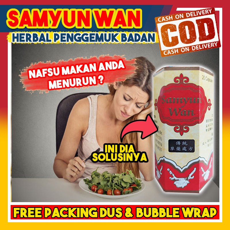 Jual Bisa COD Penggemuk Badan Samyun Wan Wisdom Samyunwan Sam Yun Wan