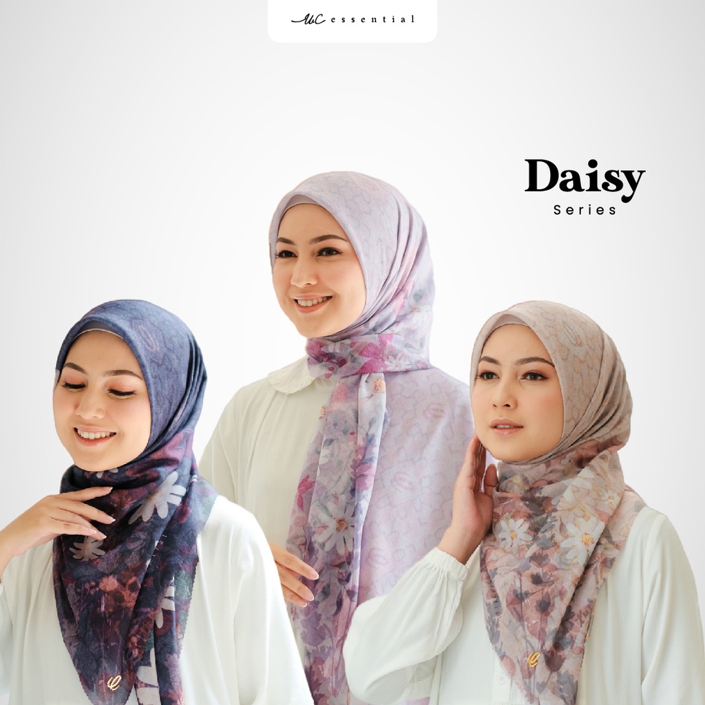 Jual UC Essential Daisy Series Hijab Print Essential Voile Shopee