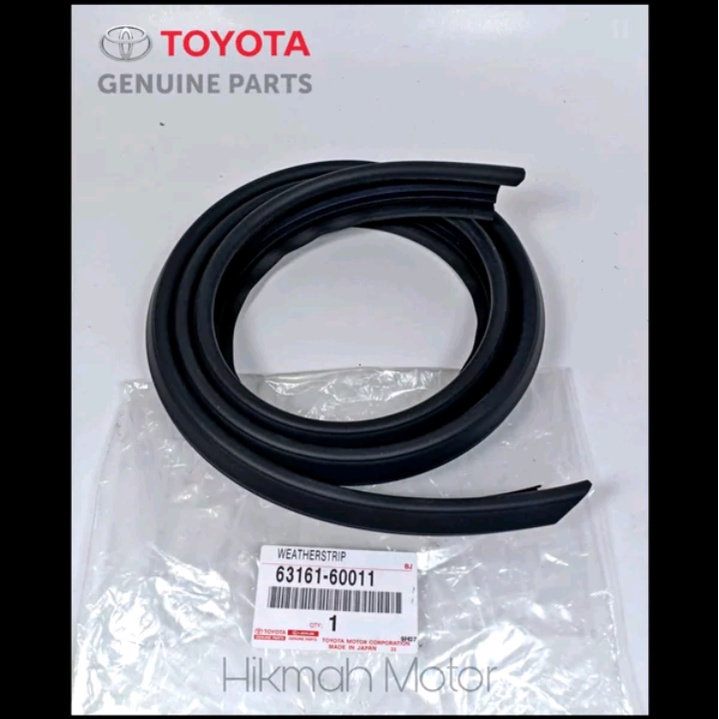 Jual Karet Roof Atas Bagian Depan Atau Roof Weatherstrip Toyota