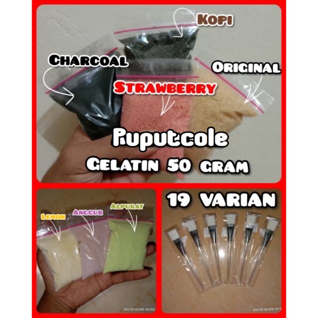 Jual Gelatin Komedo Komplit Gr Bpom Halal Shopee Indonesia