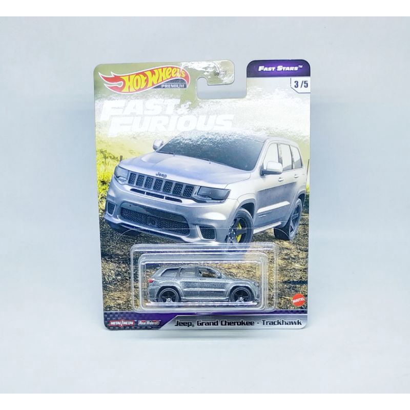 Jual Hot Wheels Premium Ban Karet Jeep Grand Cherokee Trackhawk Fast