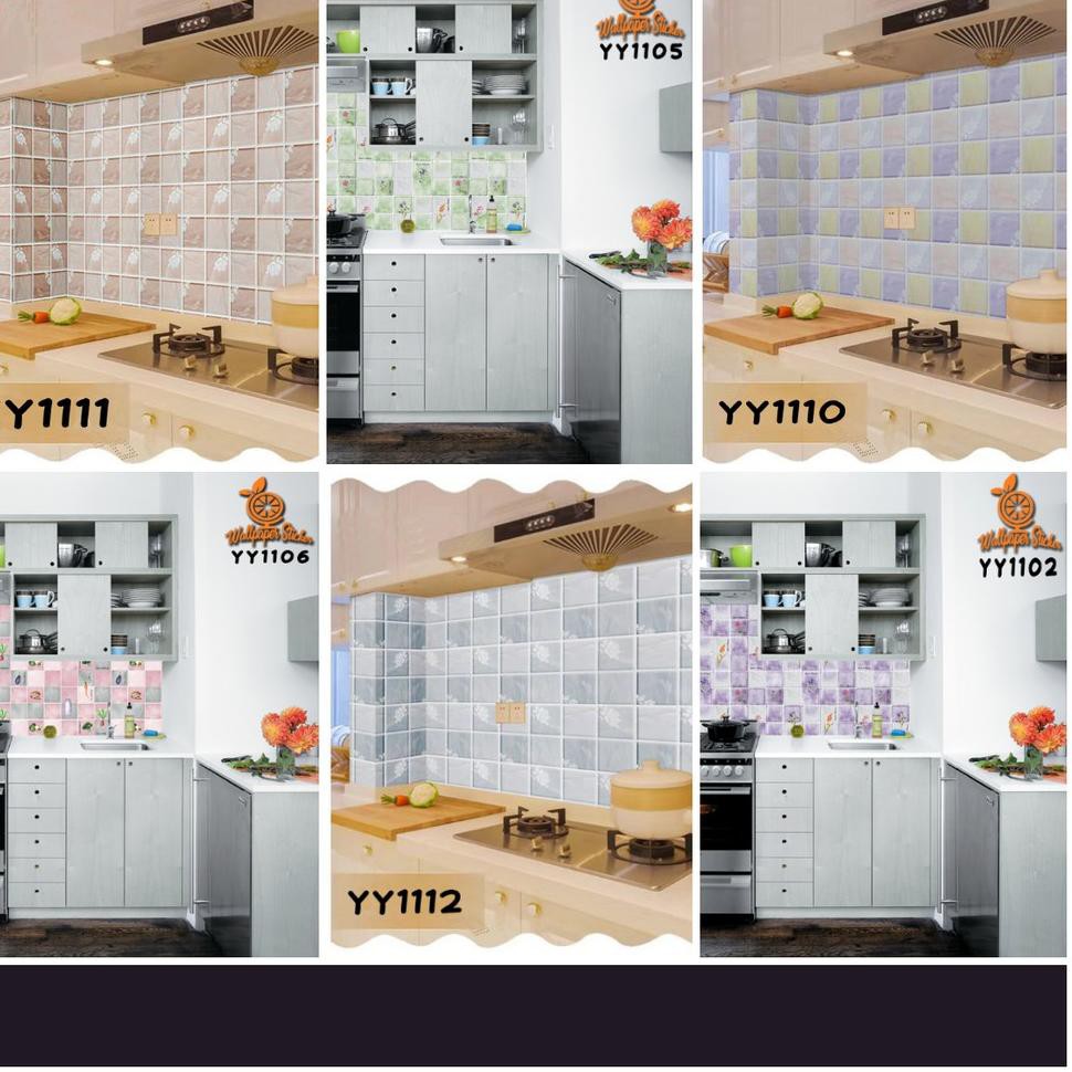 Jual FLY COD WALLPAPER STIKER DAPUR Sticker Dapur Kamar Mandi